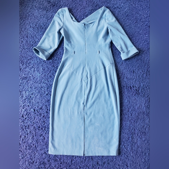 Black Halo Jackie O Classic 3/4 Sleeve Elegant Women's Dress, Size 6 - Picture 10 of 10